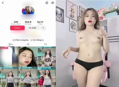 Em Tiktoker da trắng dáng đẹp cực ngon